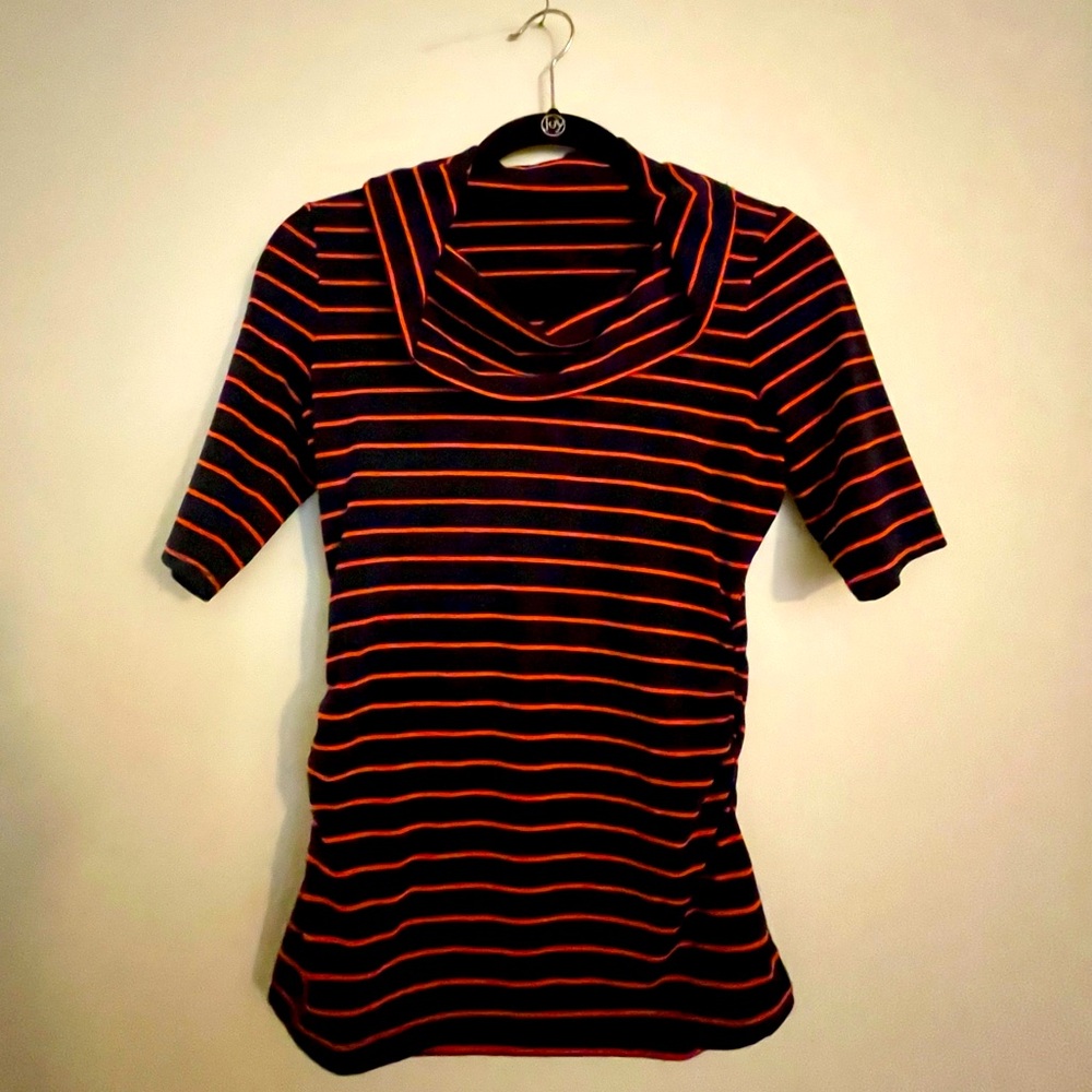 THE LIMITED Short-Sleeve Mock Turtleneck
